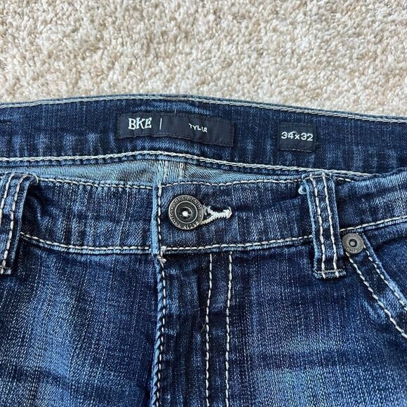 Men's Distressed Blue Jeans BKE Tyler - Picture 3 of 4